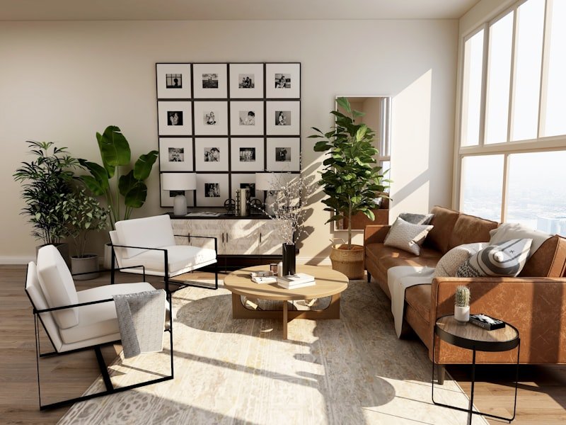 Modern Indian living room interior